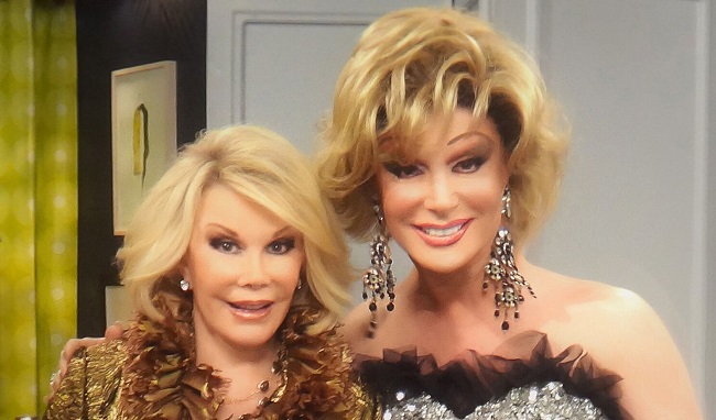 Frank Marino and Joan Rivers