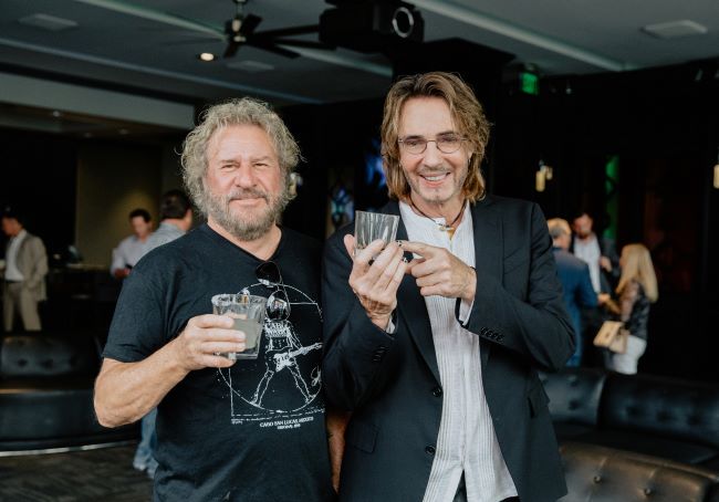Sammy HAgar and Rick Springfield at Cabo Wabo Cantina
